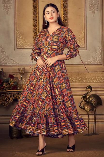 CASUAL KURTI RAYON MULTI COLOUR DIGITAL PRINT KURTIS