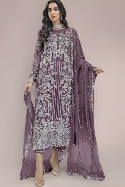 Woman's hand embroidery designs suit